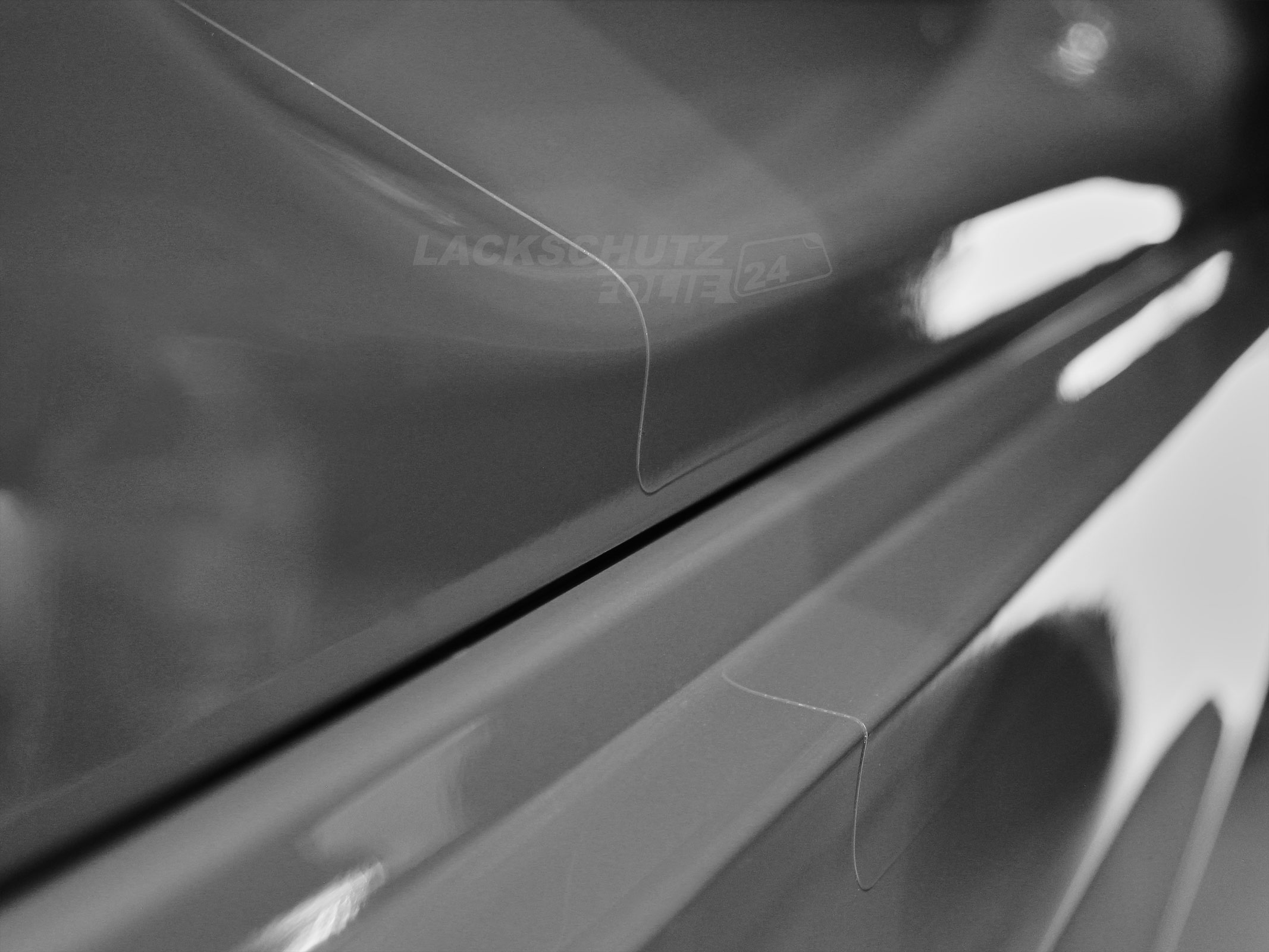 Einstiegsleistenschutzfolie für Toyota Yaris (II) Typ XP9, BJ 2005-2009